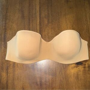 Le Mystere Tan Padded Strapless Bra Underwire L'image Collection 755 32C